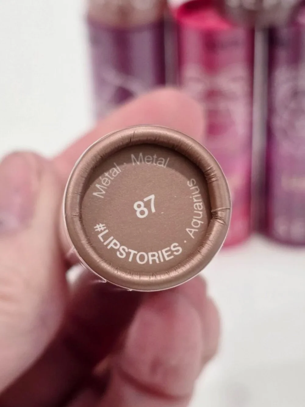 Sephora Collection ✦ #Lipstories Lipstick Aquarius 87 Peach ✦ Pearl Finish NWT